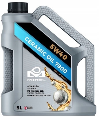 

Mihel 7900 5W-40 5L Olej Ceramiczny