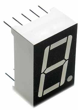 LD56-1RWA Wyświetlacz poj. red 0.56"