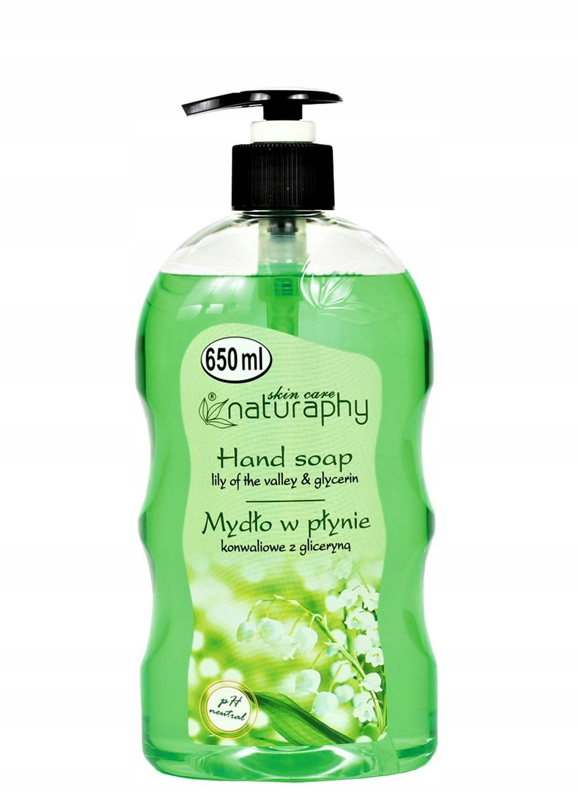 

Mydło do rąk w płynie konwaliowe z gliceryną 650ml