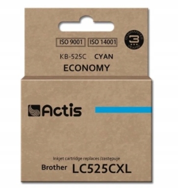 Actis, Tusz do Brother KB-525C (zamiennik LC525C) cyan (błękitny)