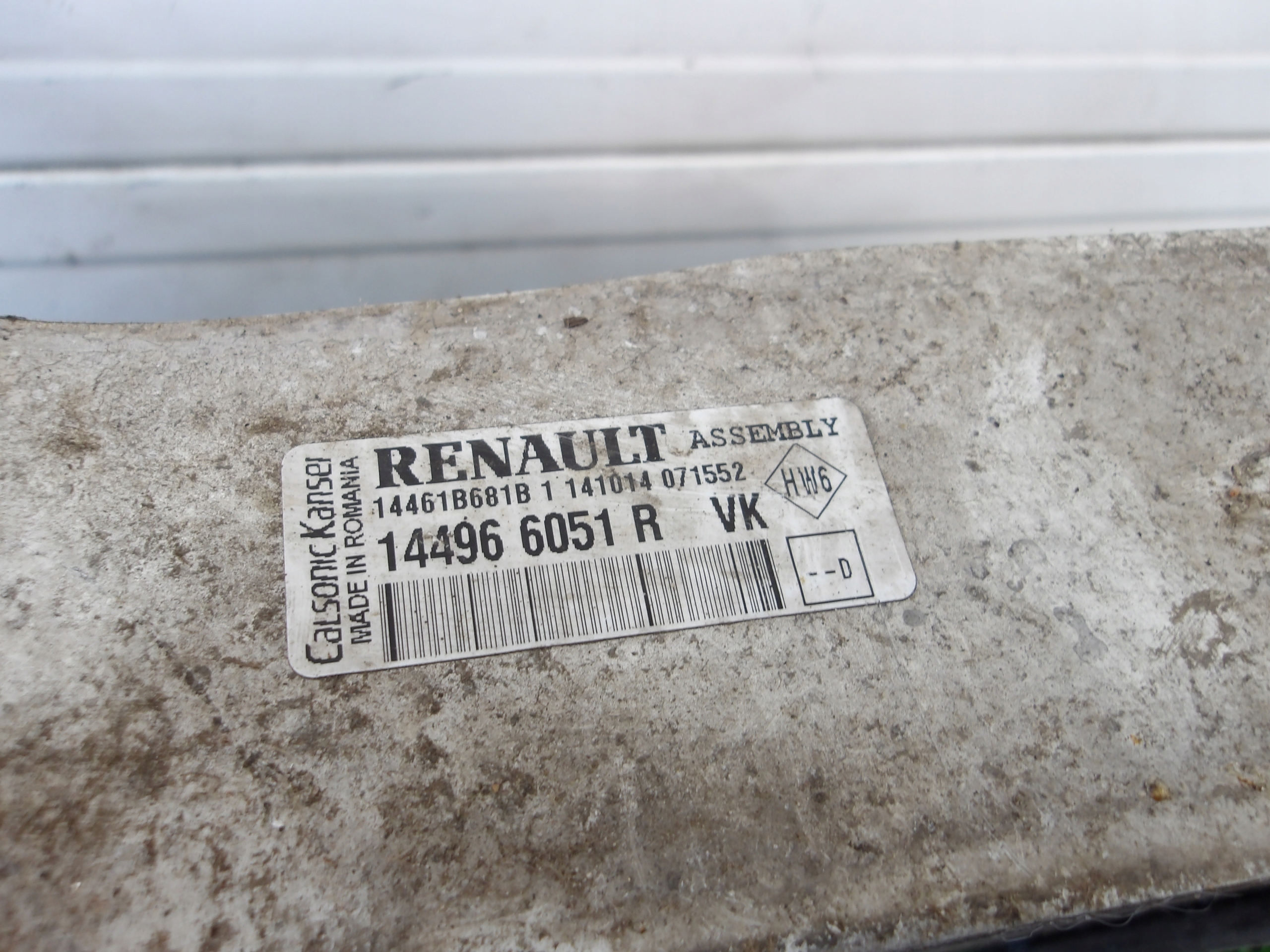 DACIA LODGY 12- 1.5 DCI INTERCOOLER 144966051R OE