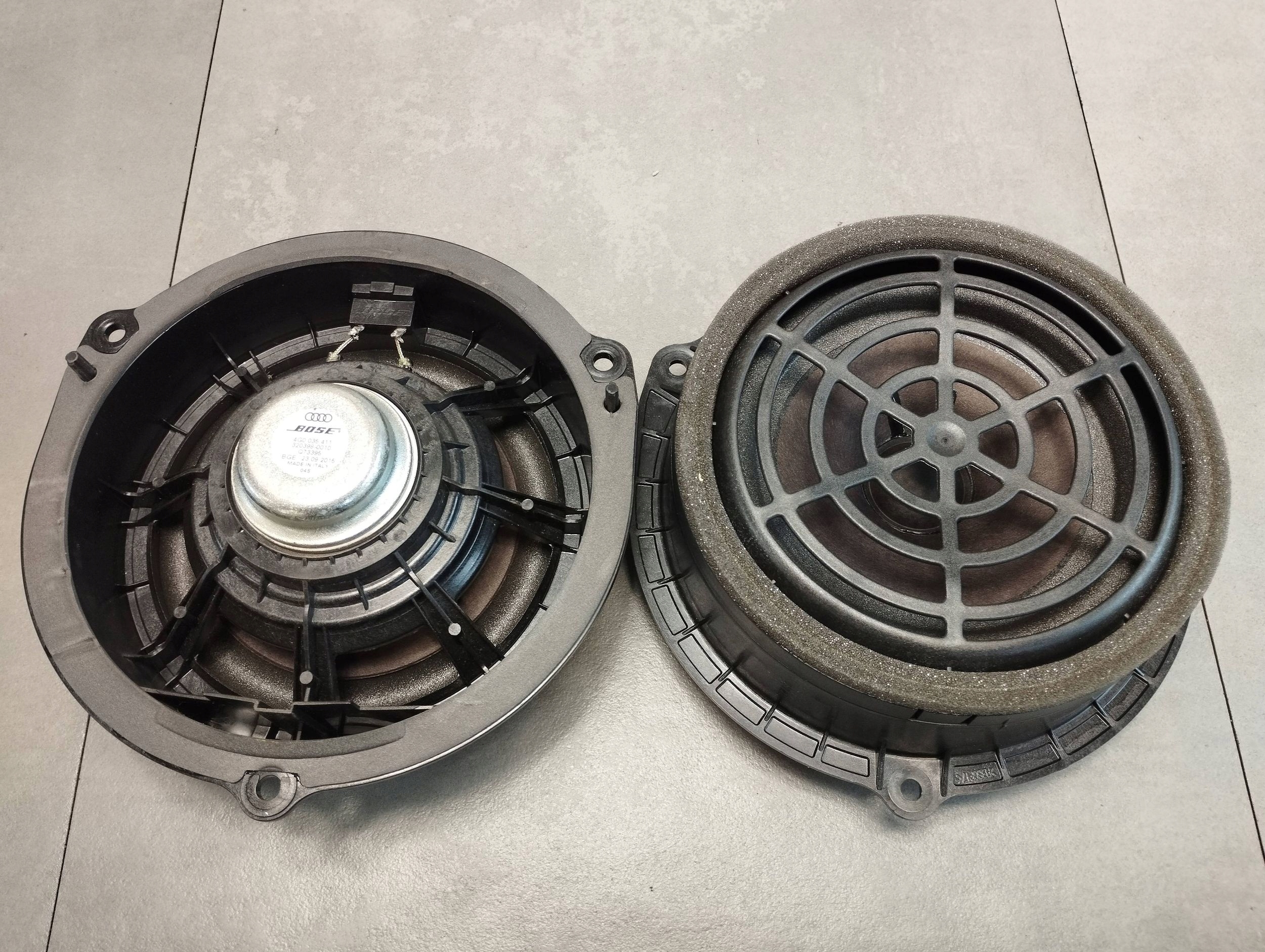 Audi A7 4G speakers running board BOSE amplifier 4G5035223C