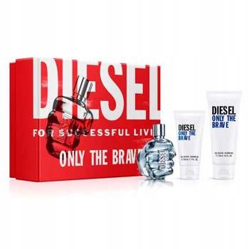 Diesel Only The Brave Edt 75 ml Żel 100ml Żel 50ml Zestaw