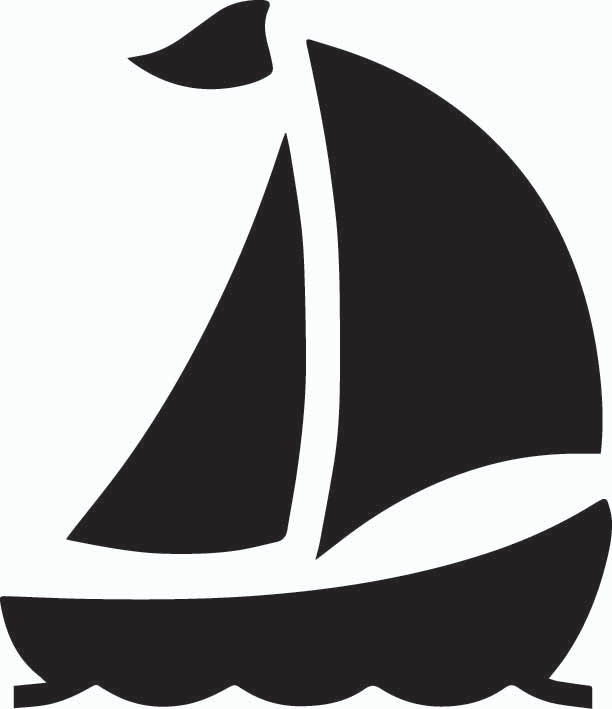 

Naklejka na auto Żaglówka Jacht Yacht 20cm