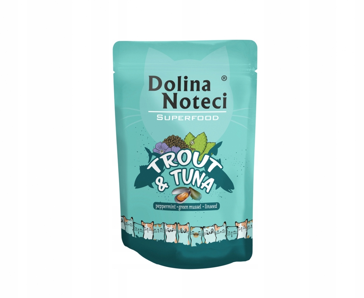 

Dolina Noteci SuperFood pstrąg i tuńczyk 85g