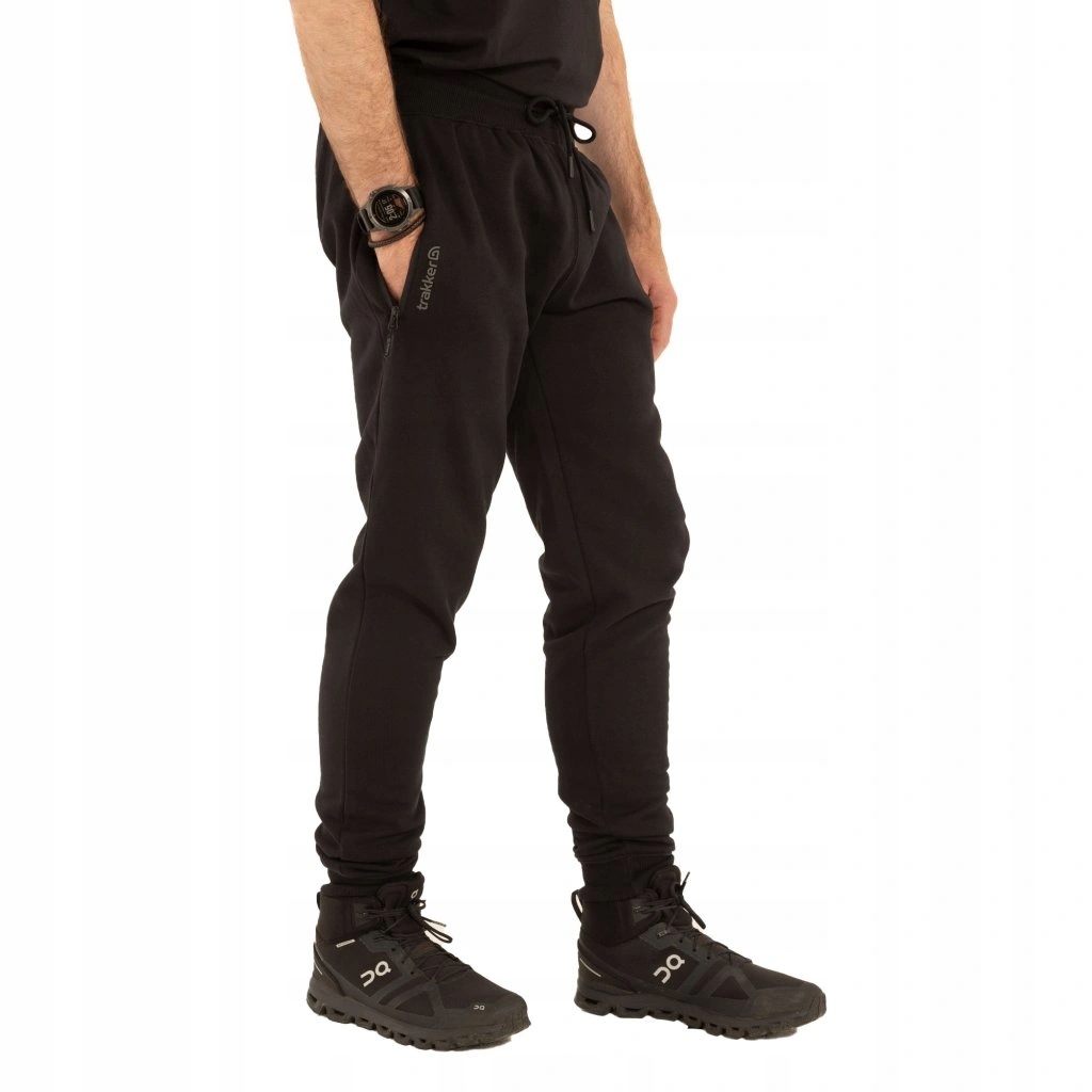Spodnie Trakker Cr Logo Jogger Black L- czarne spodnie dresowe
