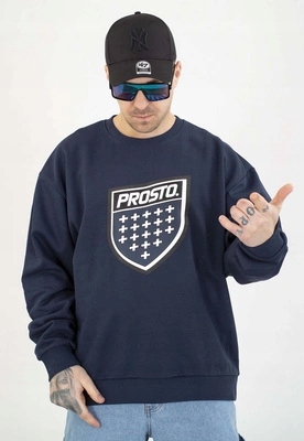 Mikina Prosto Bez Kapuce Big Shield navy