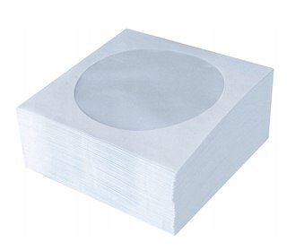 

Koperty CD DVD 100 Sztuk Z Okienkiem Białe