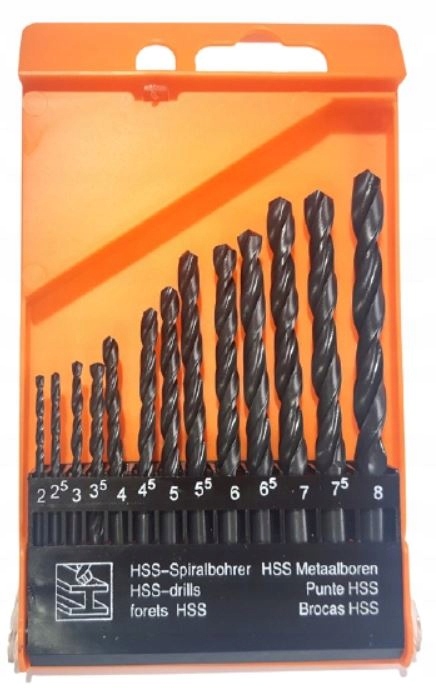 

Zestaw Wierteł Do Metalu Cylindryczny Chwyt 2-8 MM