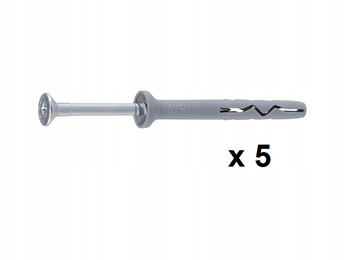 Wkręt-met kołek szybkiego montażu 6x60mm 5sztuk SM-06060-Zdjęcie-0