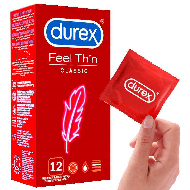 

Durex Feel Thin Classic prezerwatywy cienkie