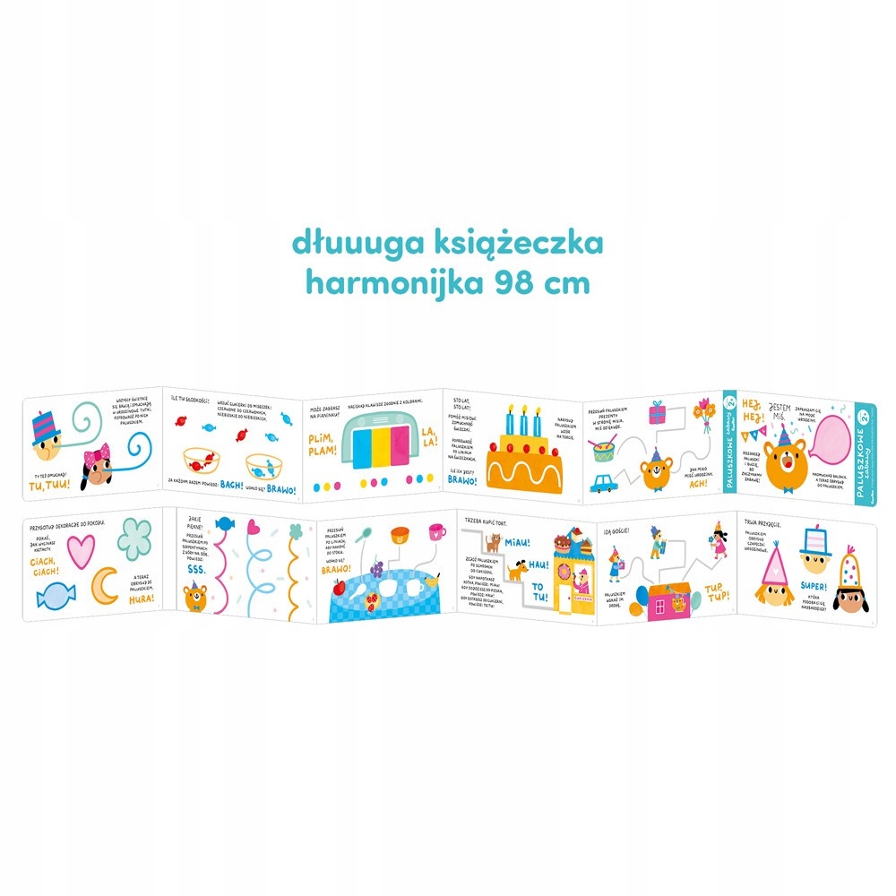 Książeczka Dla Dziecka 2 Lata PALUSZKOWE ZABAWY ISBN 9788366762756