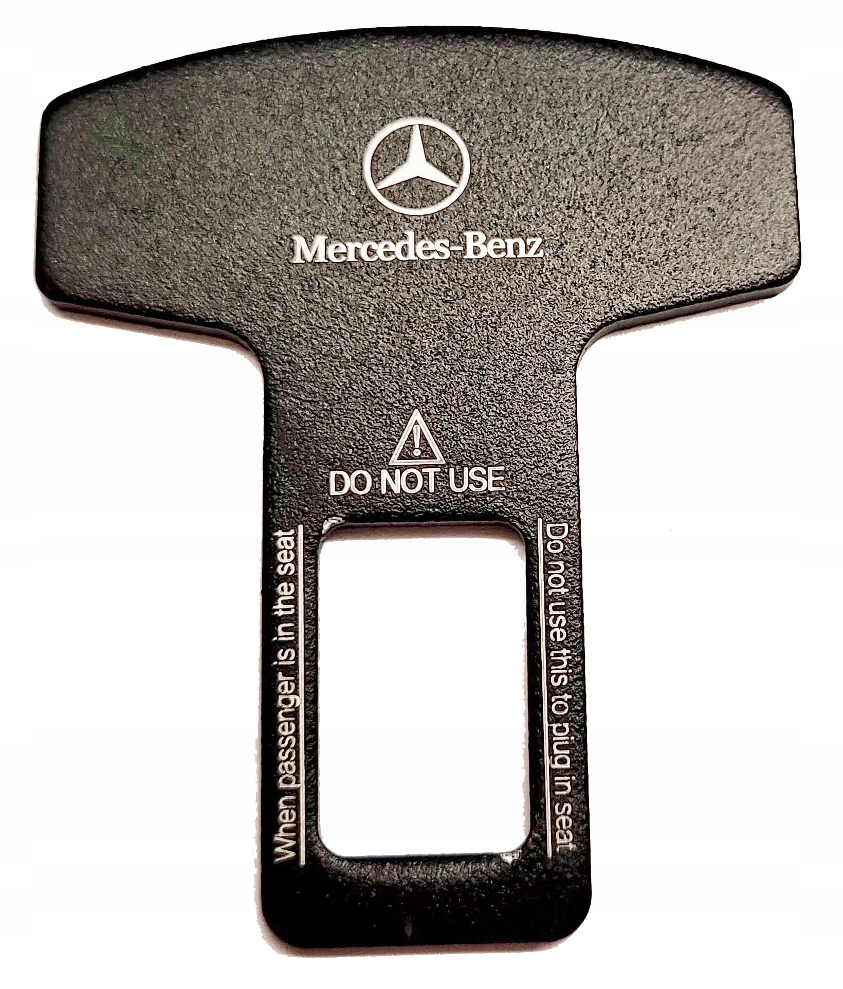 

Zaślepka wtyczka do pasa pasów z logo Mercedes.
