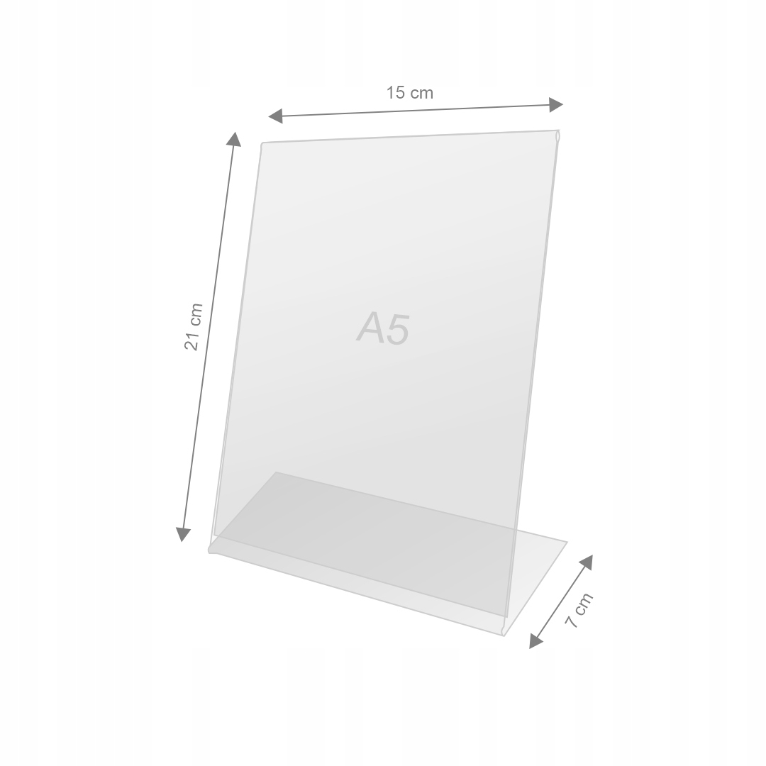 Stojak informacyjny A5 (pionowy) Marka studiocen