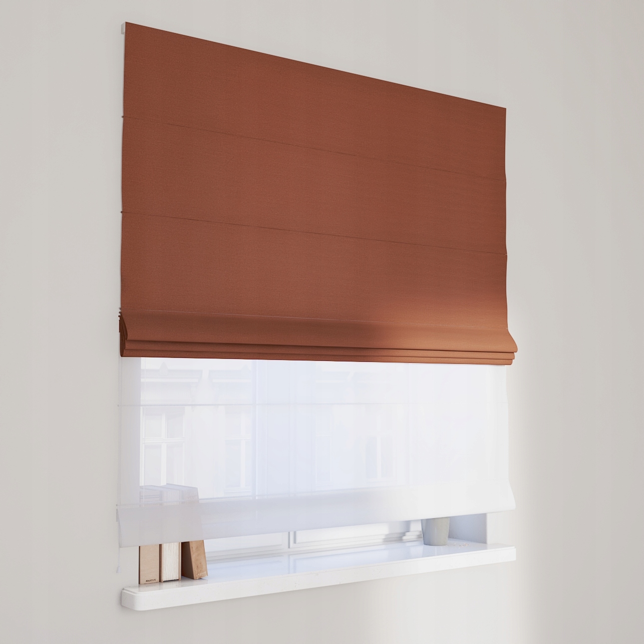 Hotová římská roleta Duo 160x170 cm béžová