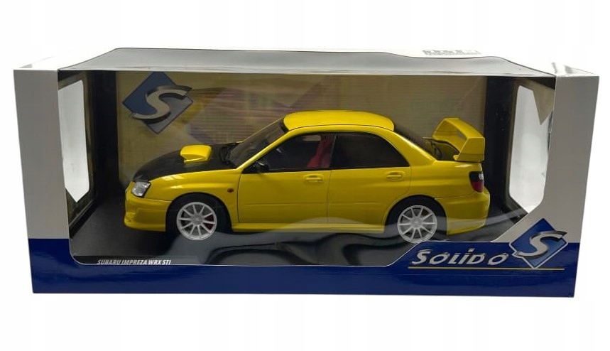 Subaru Impreza WRX STI Streetfighters 2003 1:18 Solido Amarelo - 19 anos! Loja on-line de