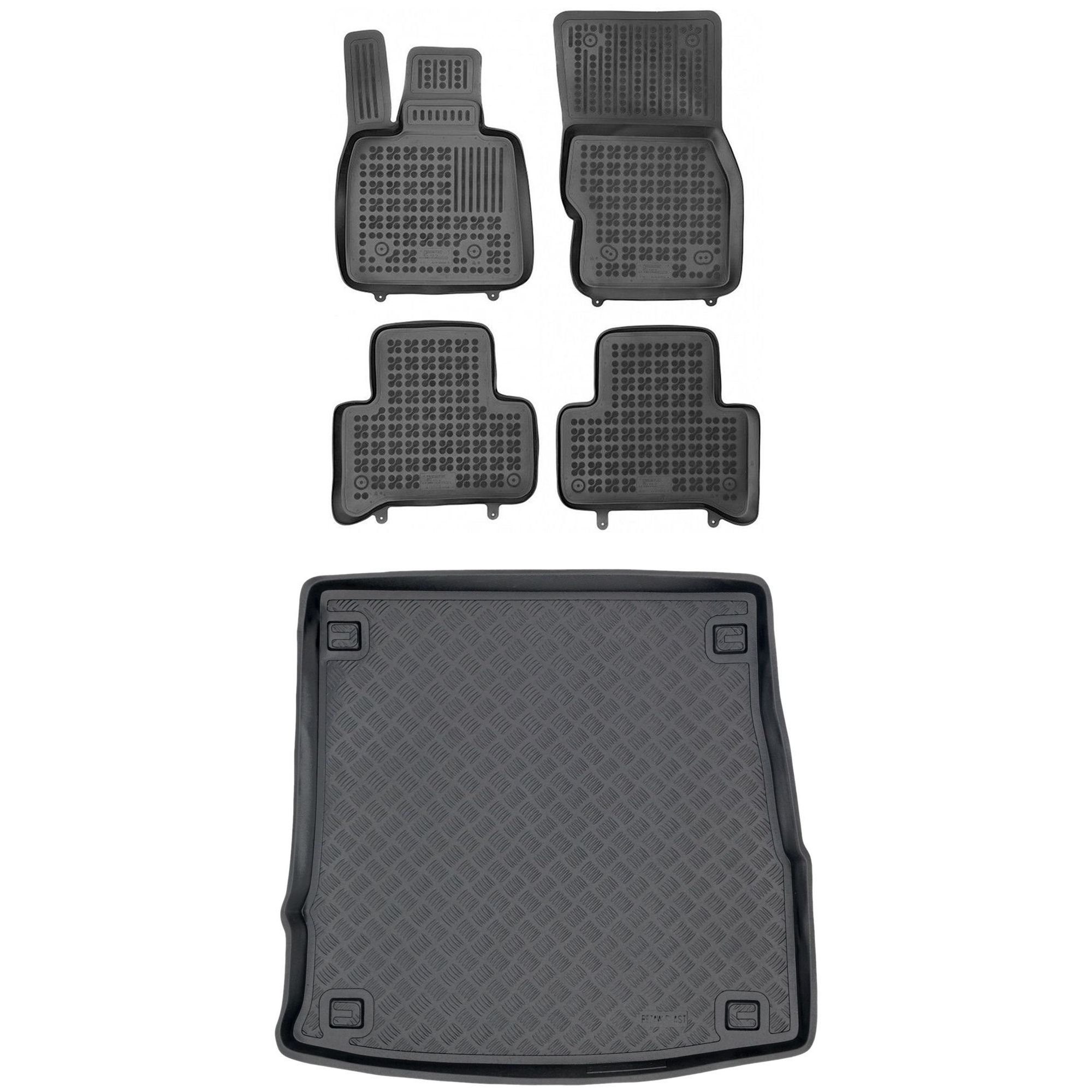 Sada kobercov a rohoží Alfa Romeo Stelvio od roku 2016 s subwooferom