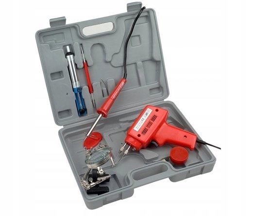 Lutownica transformatorowa zestaw 100W statyw ZWY