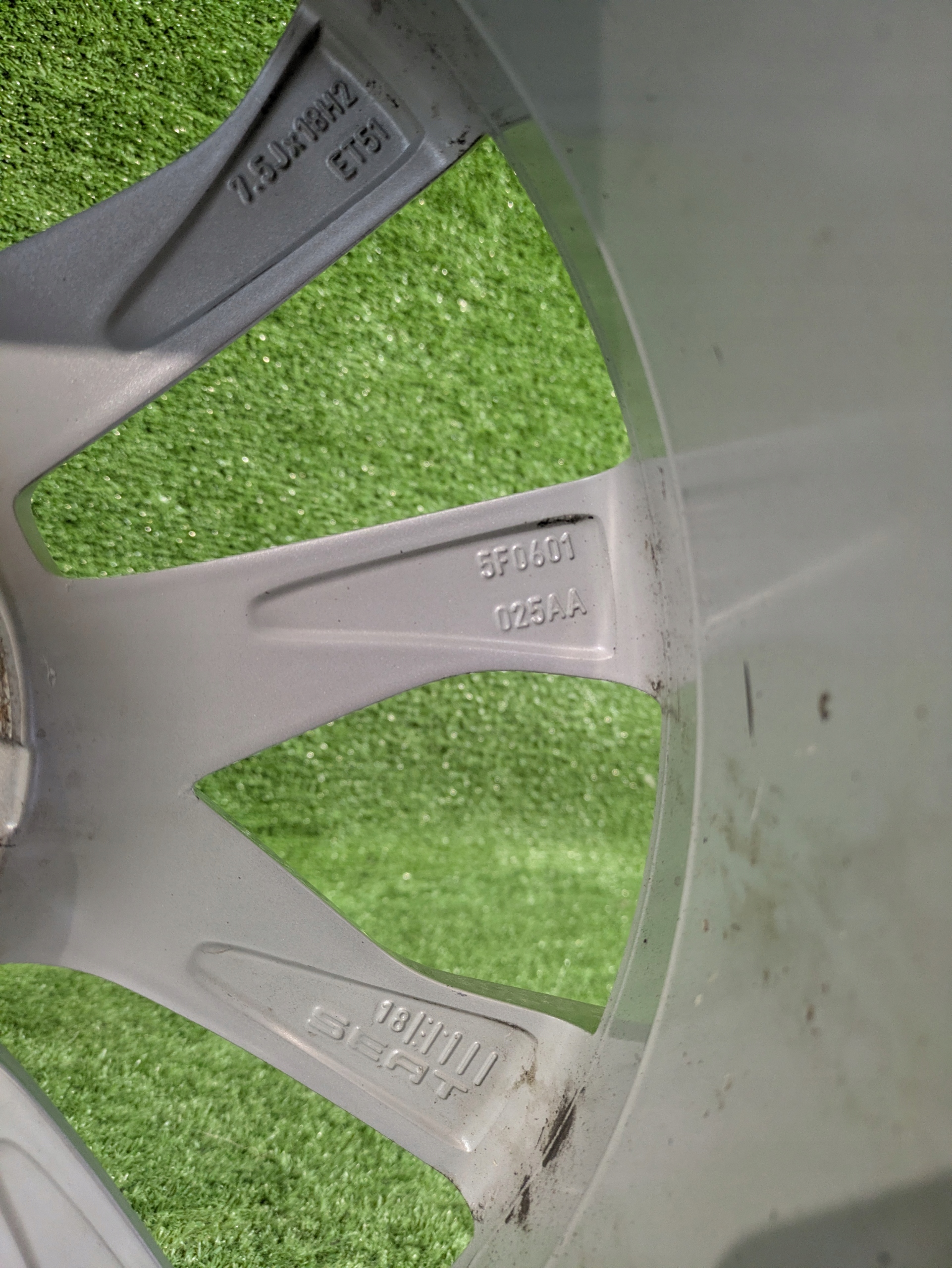 disk disk hliníkový SEAT LEON III 5F0 18" 7.5J ET51 NR.177