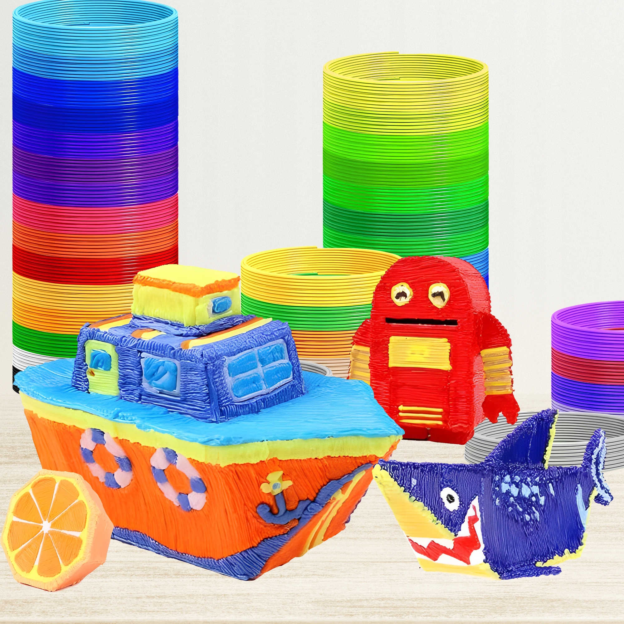 DŁUGOPIS 3D DLA DZIECI DRUKARKA 3D MAGICZNY DŁUGOPIS 3D + WKŁADY 160 METRÓW Płeć chłopcy dziewczynki unisex