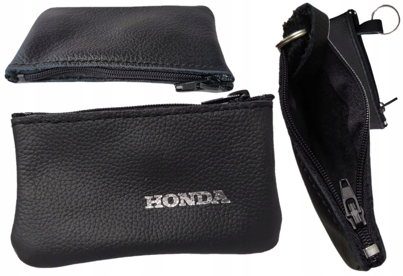 Etui skórzane na kluczyk z napisem Honda