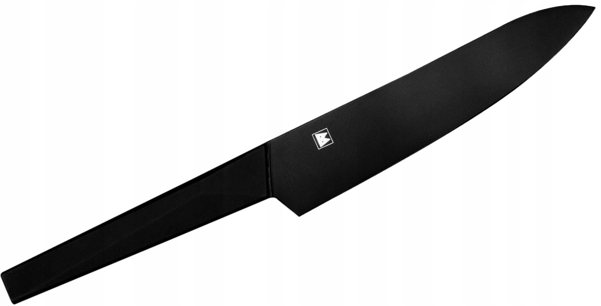 Nůž šéfkuchaře Satake Black 806-817 18 cm 57 Hrc černý Seki