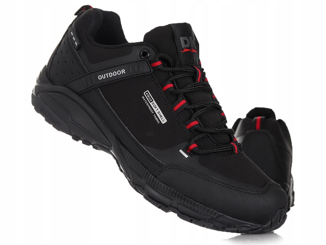 Buty męskie DK Predator Low BLK RED M SPORTOWE SOFTSHELL OUTDOOR Długość wkładki 0 cm