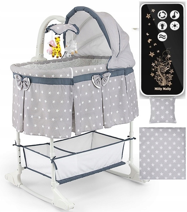 KOŁYSKA MILLY MALLY MELODY LUX 4w1 +PILOT +POŚCIEL