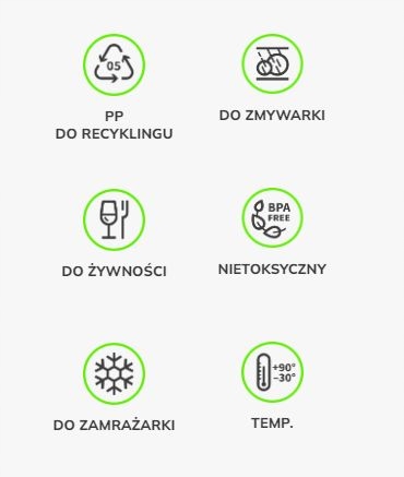 POJEMNIK PLASTIKOWY do przechowywania rzeczy 6,5 l Marka MOXOM