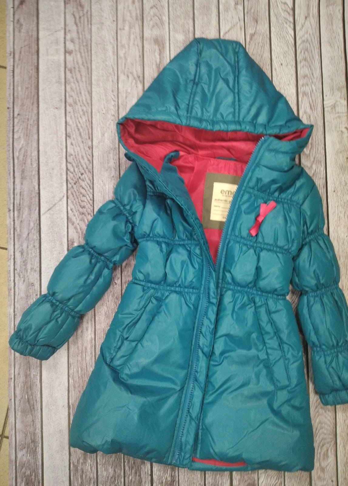 KURTKA EMOI BY EMONITE DZIEWCZĘCA NIEBIESKA