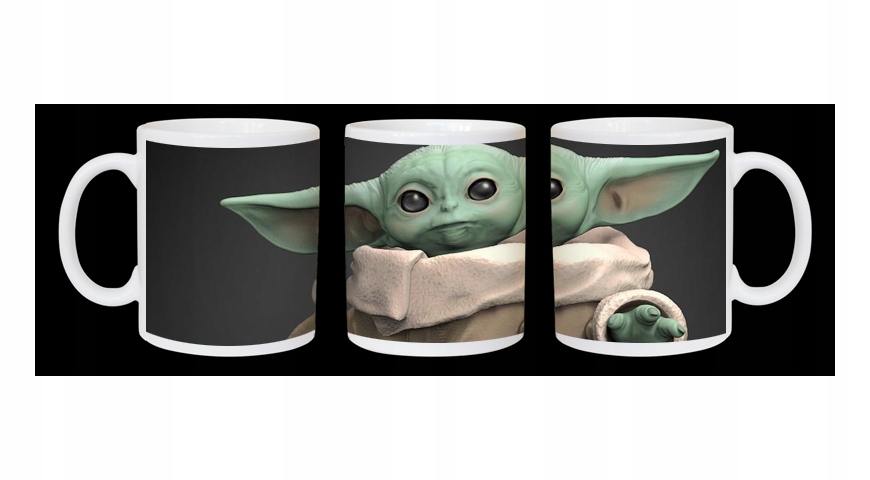 Baby Yoda Foto Kubek Imię
