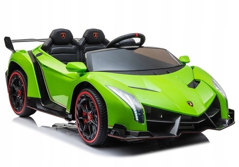 Auto na akumulator Lamborghini Veneno Zielony Lean Cars