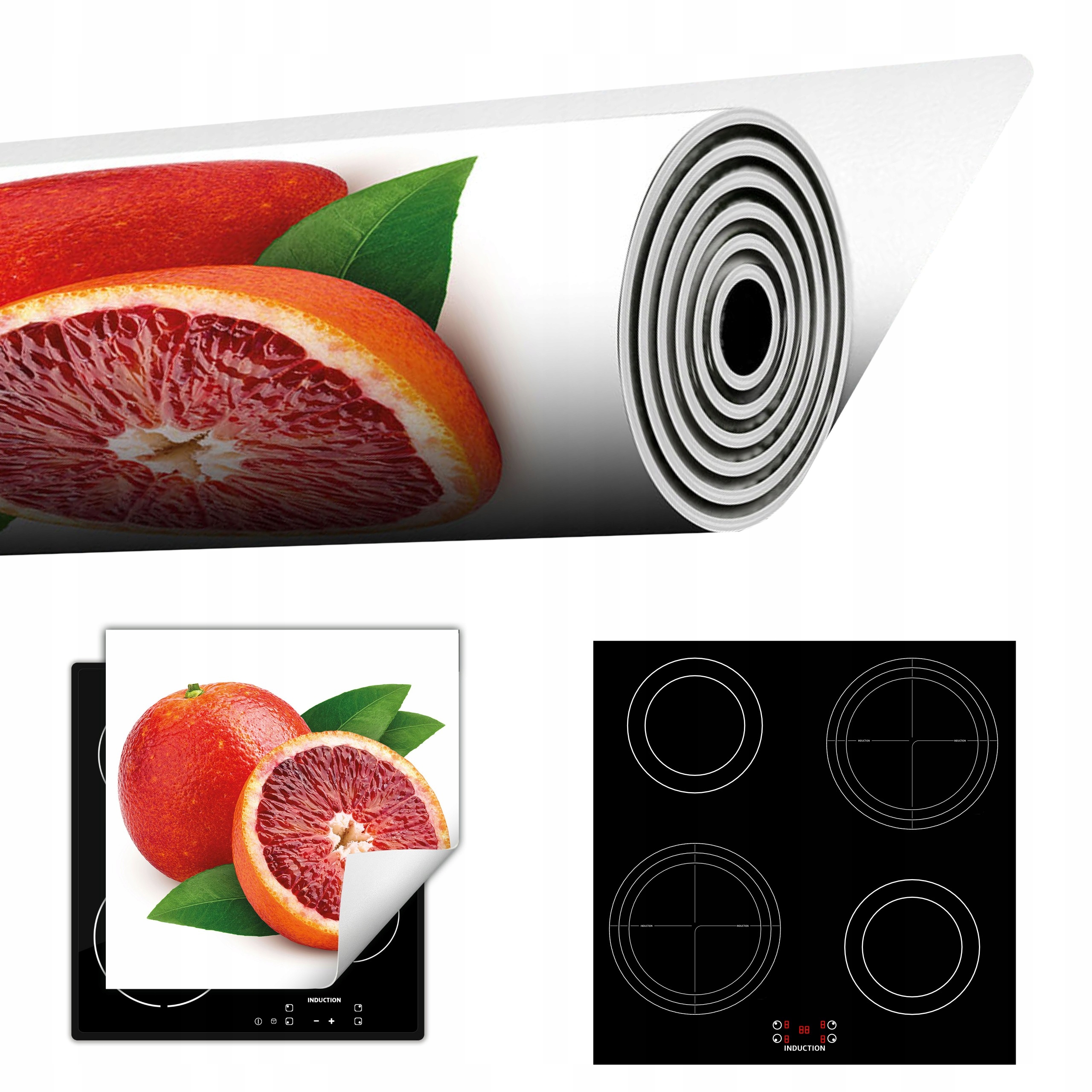 Ochranná Podložka Na Sporák Srolovatelná Deska 50x52 grapefruit