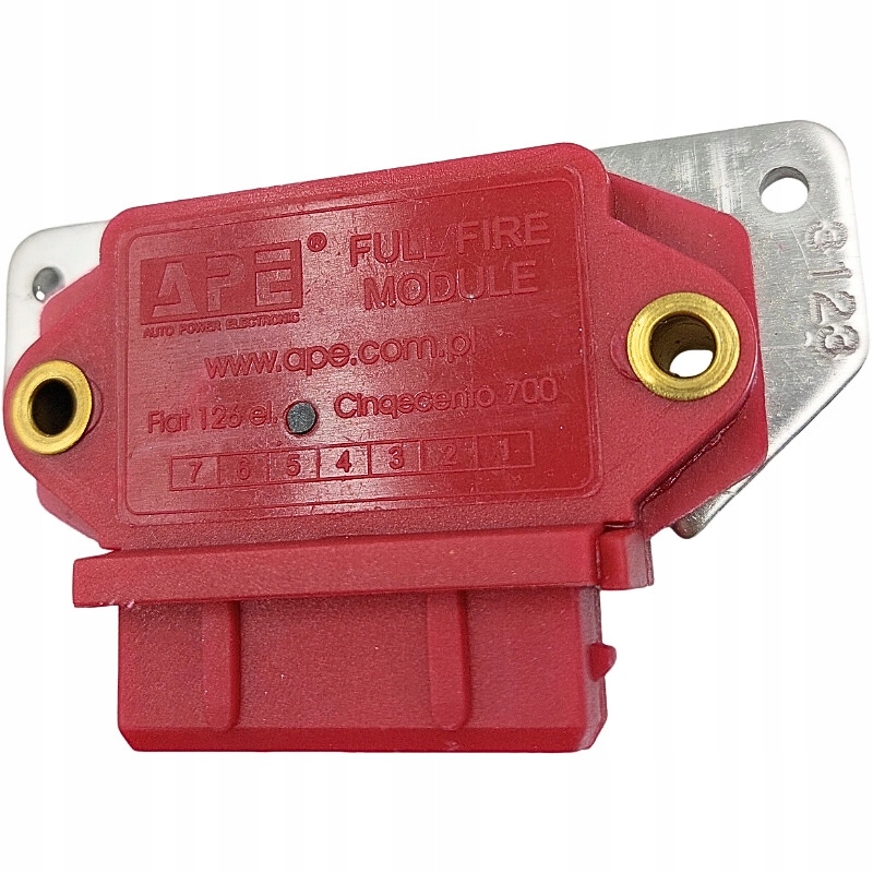 Moduł zapłonowy nanoplex Fiat 126p Cinquecento czerwony Tuning