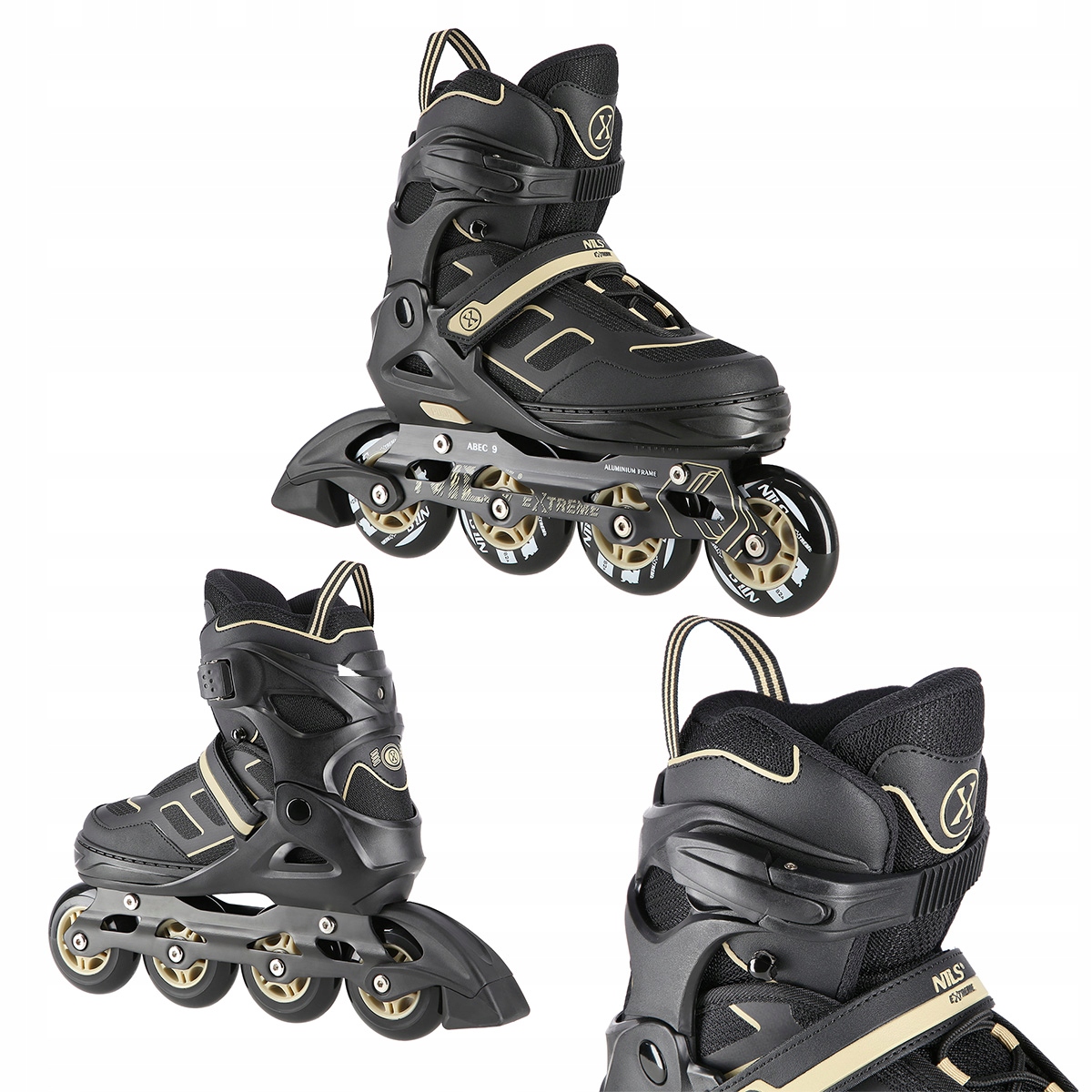 Rolki Nils Extreme NA14174 Regulowane ABEC9 M (35-38) OUTLET