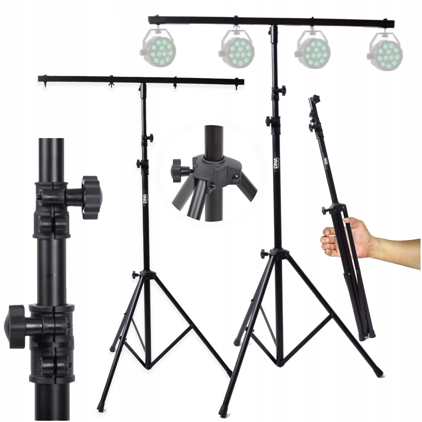 Pevný Estrádový Osvětlovací Stativ S Nosníkem, 8 Bodů Do 20 kg, Vysoká Dna