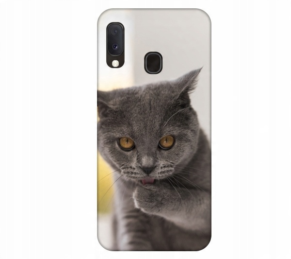 

Etui pokrowiec do Samsung Galaxy A20e Kot kotek sm