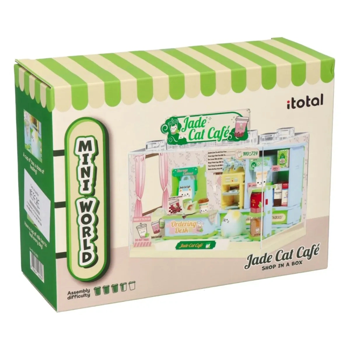 Kocia kawiarnia miniatura sklepu Diy Mini World I-Total