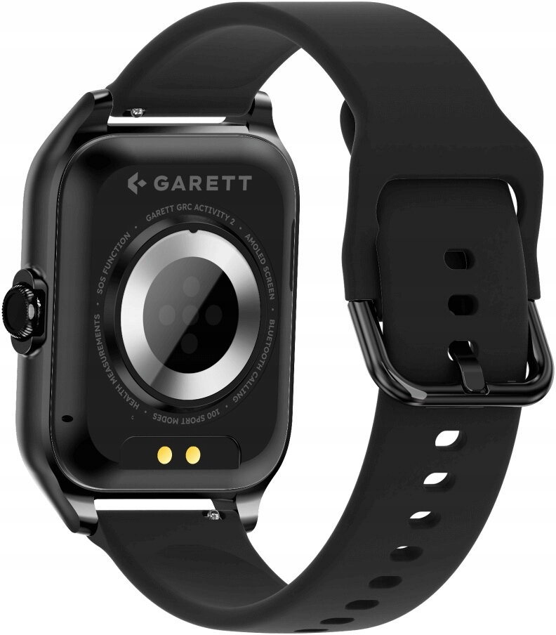 Smartwatch GARETT GRC Activity 2 Czarny Matowy Komunikacja Bluetooth