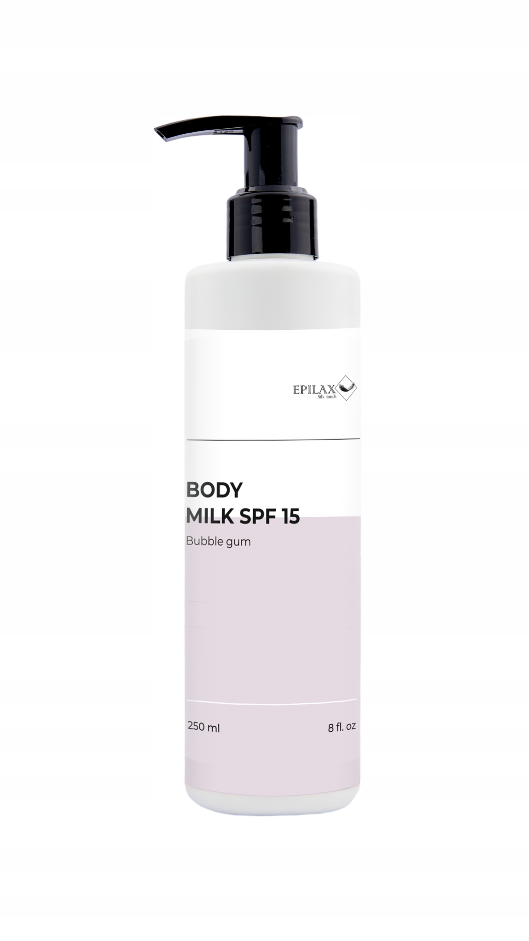 Tělové mléko Spf 15 Epilax Bubble Gum 250 ml – hydratace, Uv ochrana