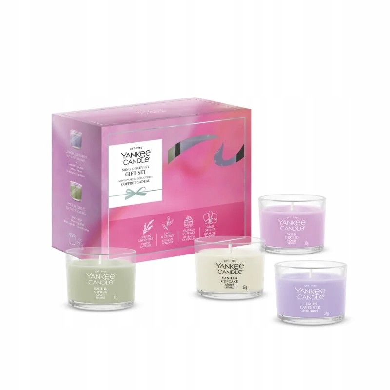 Dárková sada Yankee Candle 4 mini svíčky