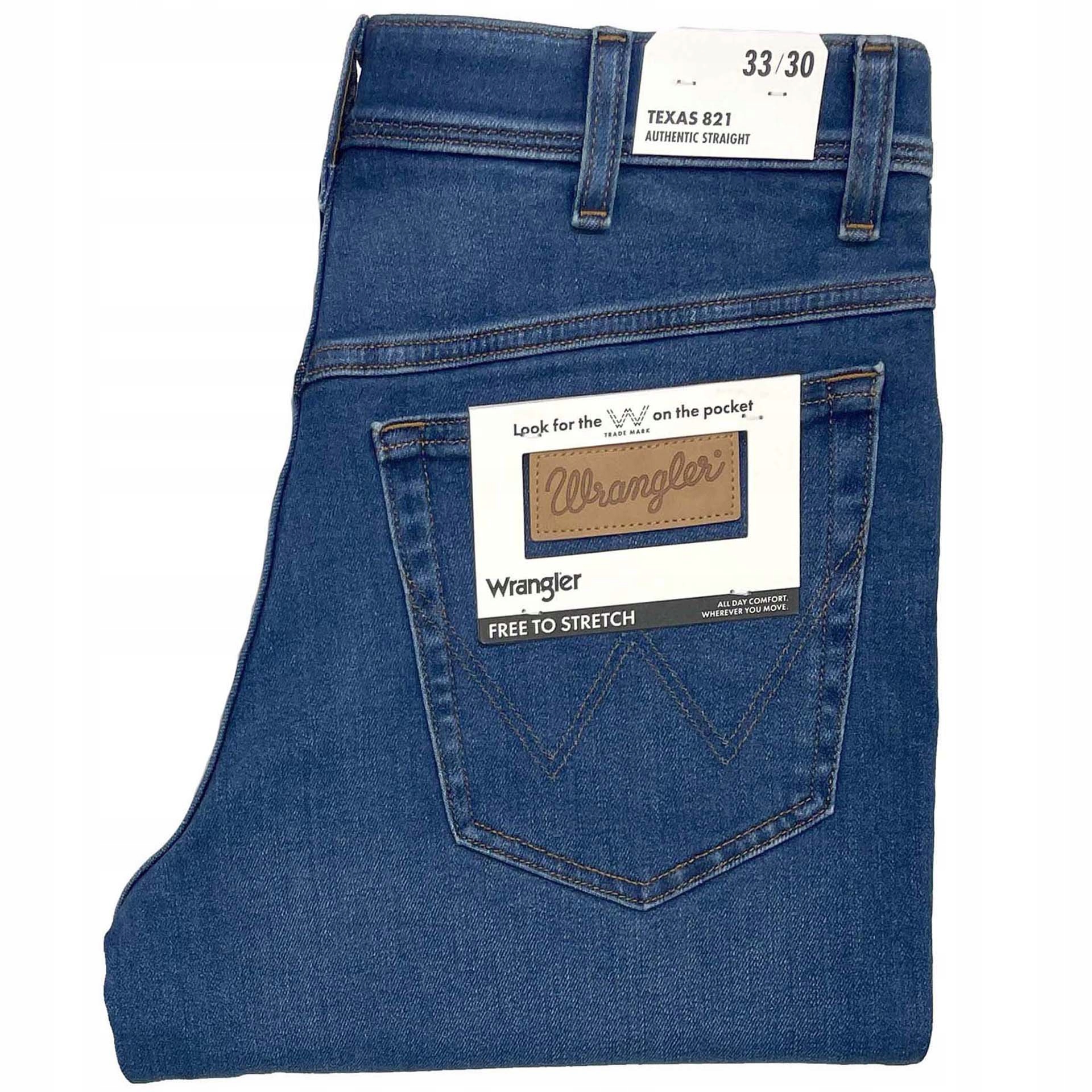 Wrangler Texas 821 Rustic pánské džíny klasické rovné W33 L30