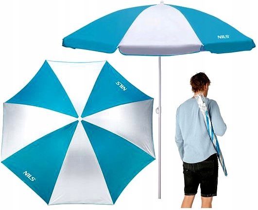 

Duży Parasol Plażowy XXL Ogrodowy Składany Kemping