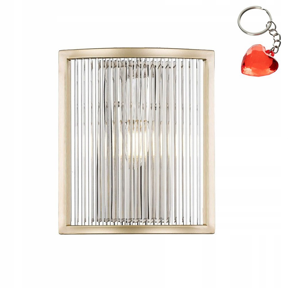 Kinkiet Złoty Sergio Zuma Line Agata Kryształowy Efektowny