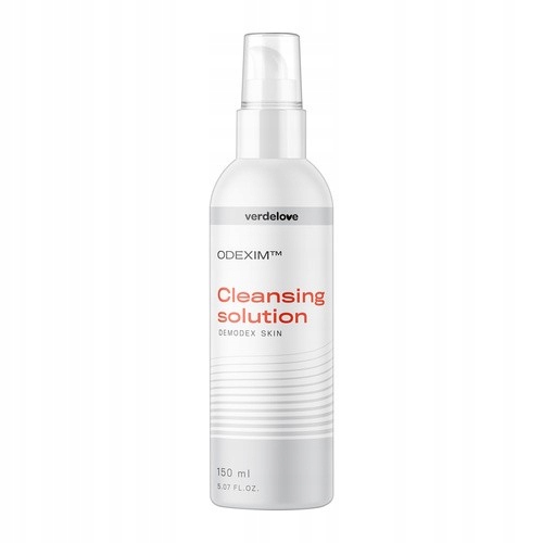 Odexim Cleansing solution, płyn oczyszczający do skóry z objawami nużycy,