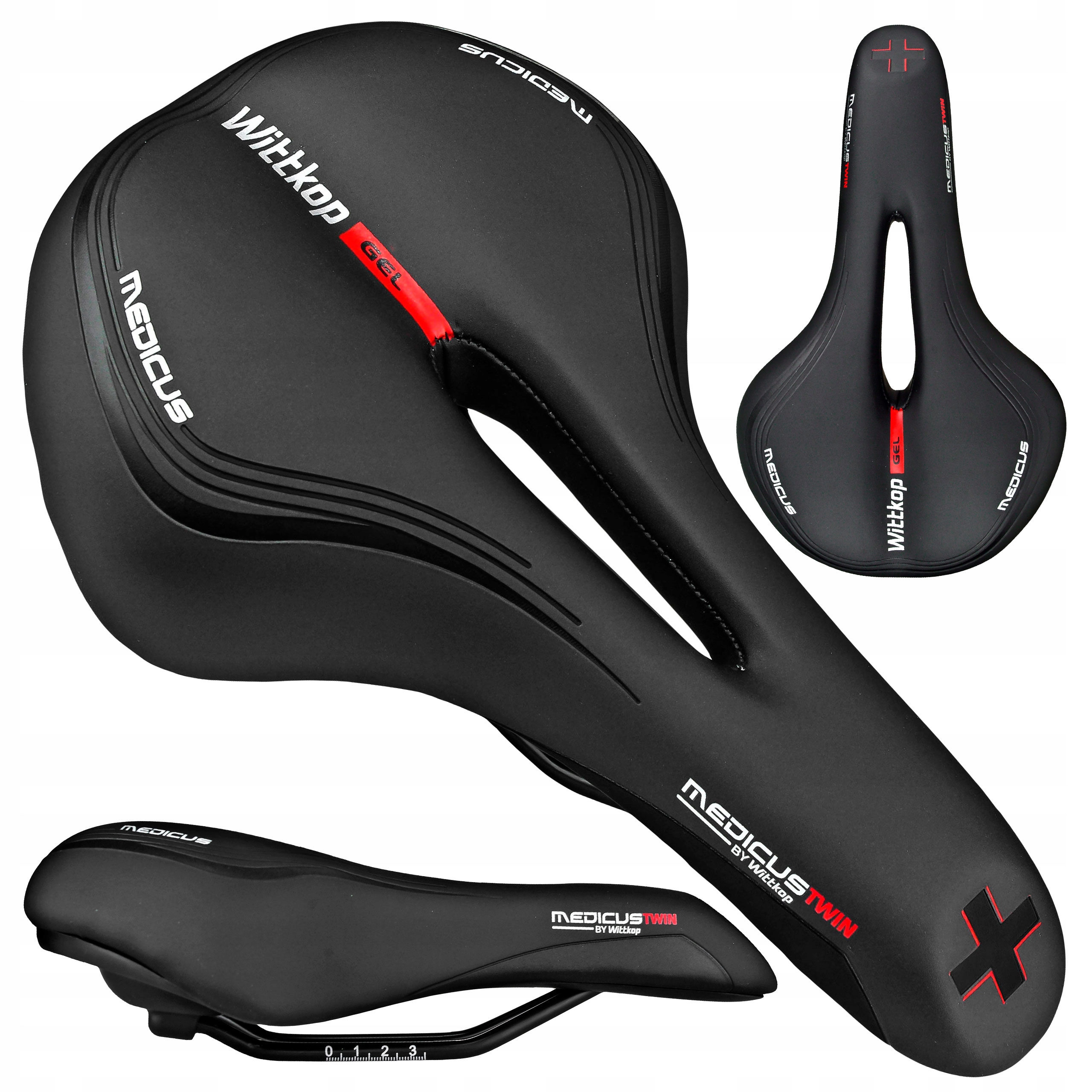 

Siodełko Wittkop Medicus Twin 1.0 Żelowe Trekking