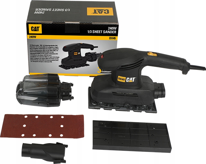 

Szlifierka oscylacyjna Cat DX45 240W Elektryczna