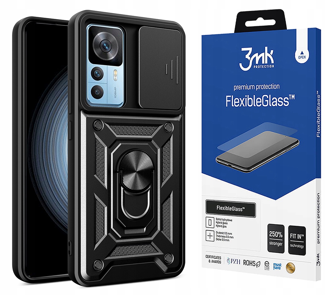 

Etui Case Cover do, Xiaomi 12T Pro szkło 3MK