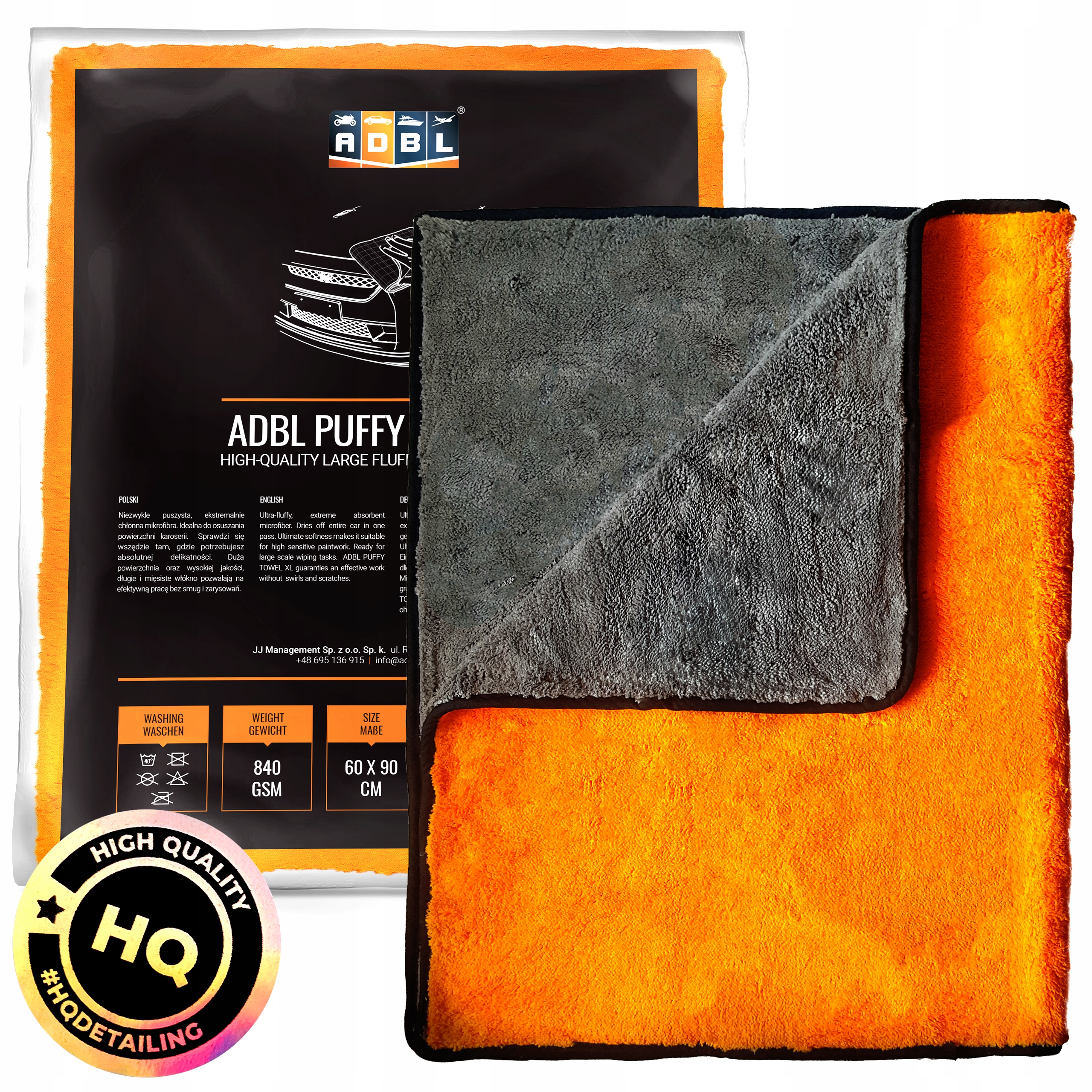 

Adbl Puffy Towel XL Ręcznik do Osuszania Lakieru