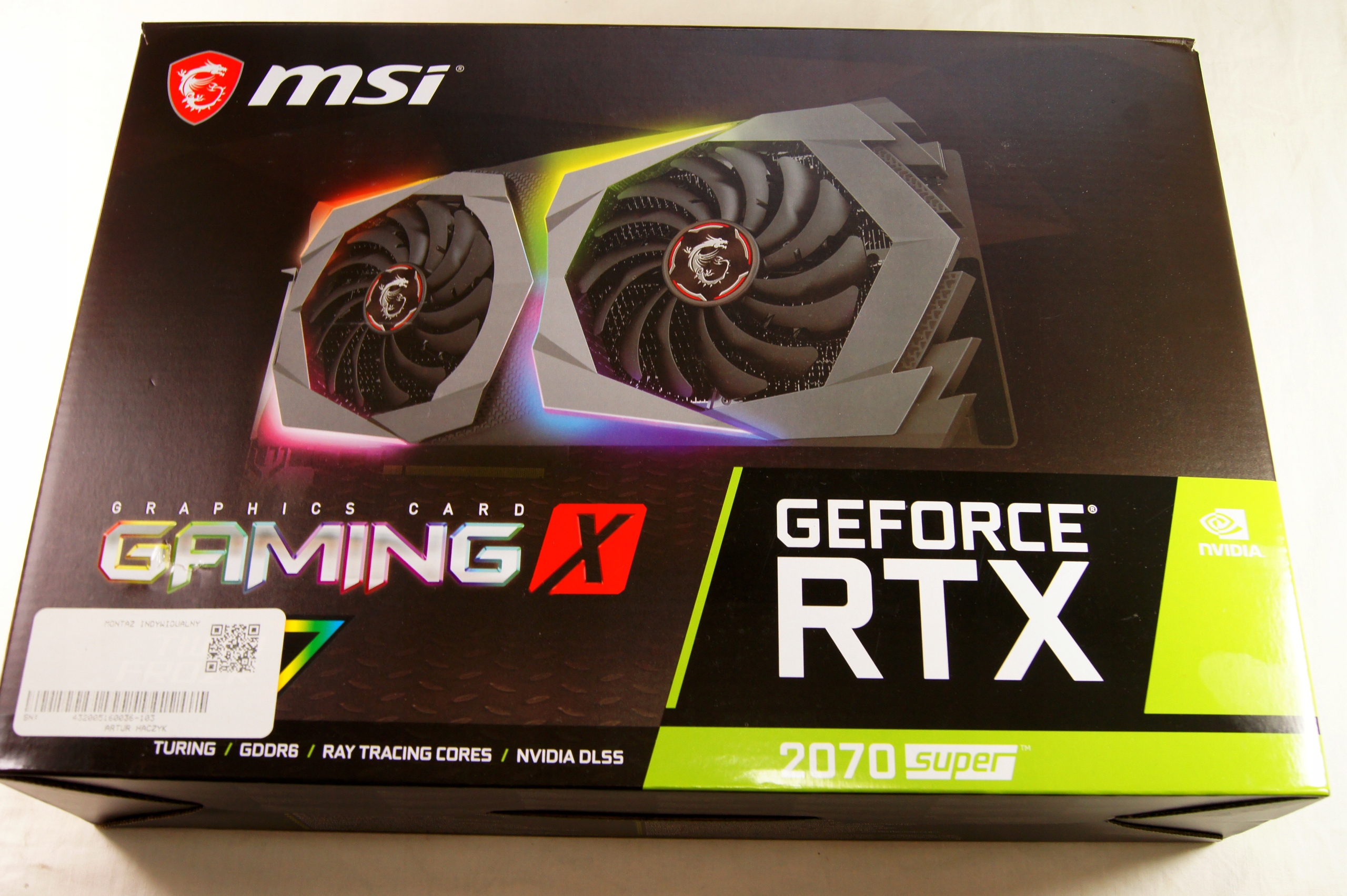 値下げ可）MSI GeForce RTX 2070 Super VENTUS MSI GeForce RTX 2070 SUPER VENTUS OC